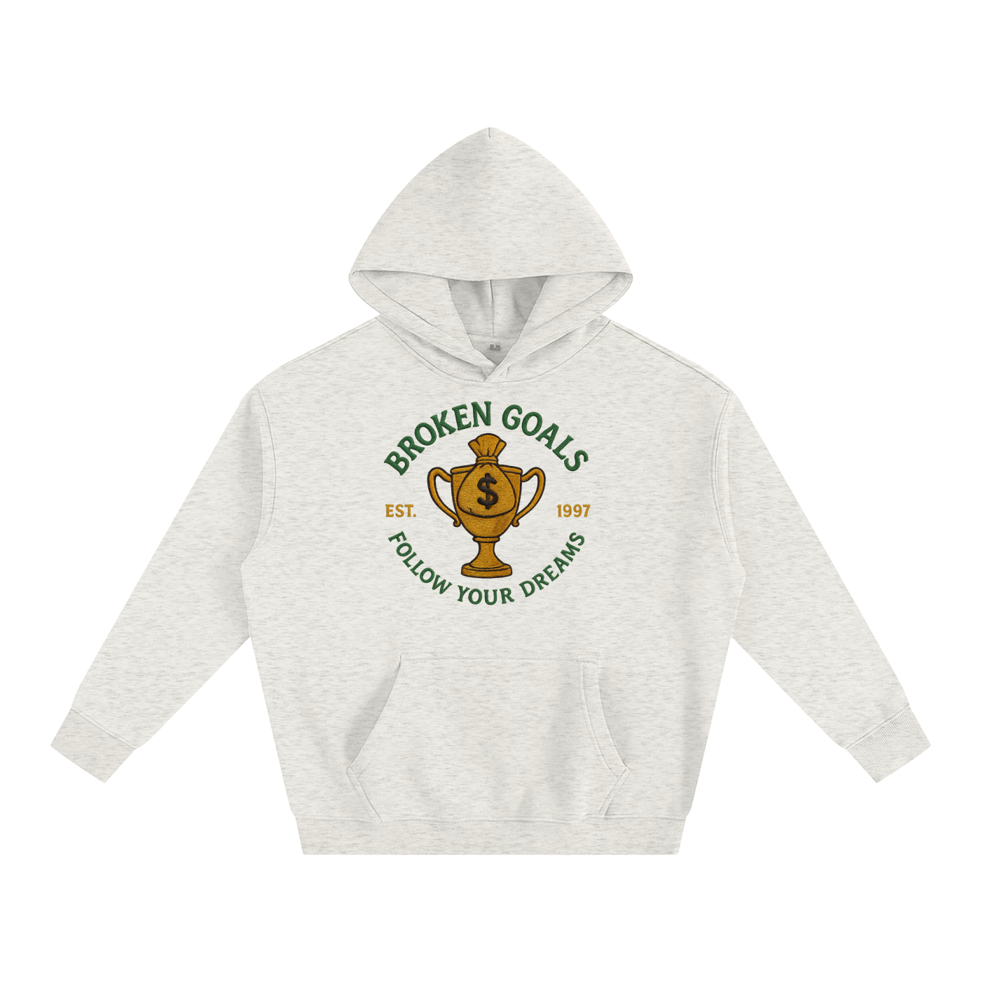 Broken Goals Oversize Fleeced Hoodie