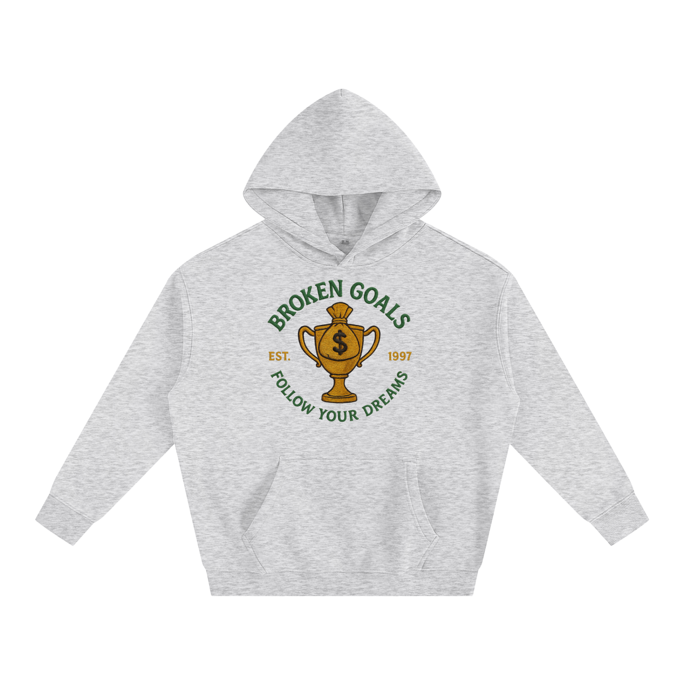Broken Goals Oversize Fleeced Hoodie