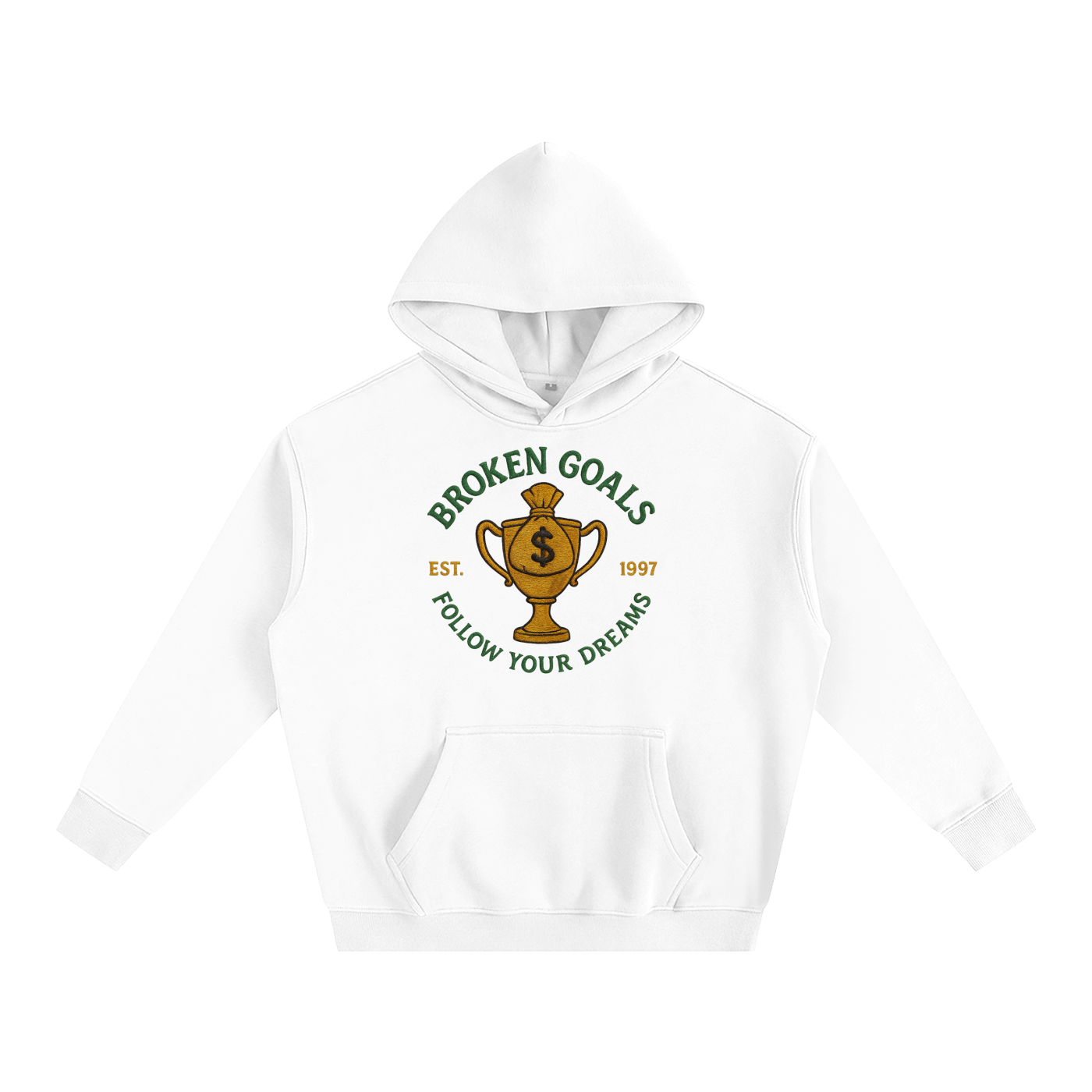 Broken Goals Oversize Fleeced Hoodie