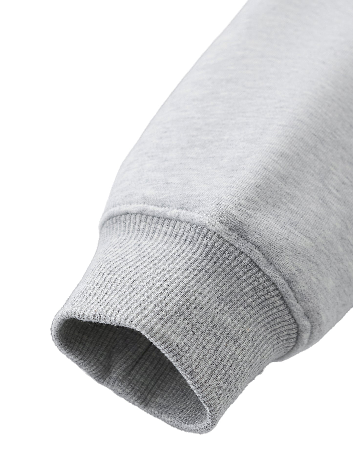 Fleeced Zip-Up Cropped Hoodie