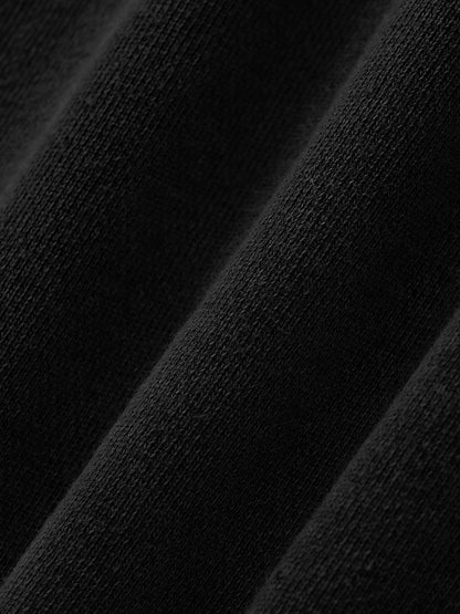 Washed Raw Edge Drawstring Shorts